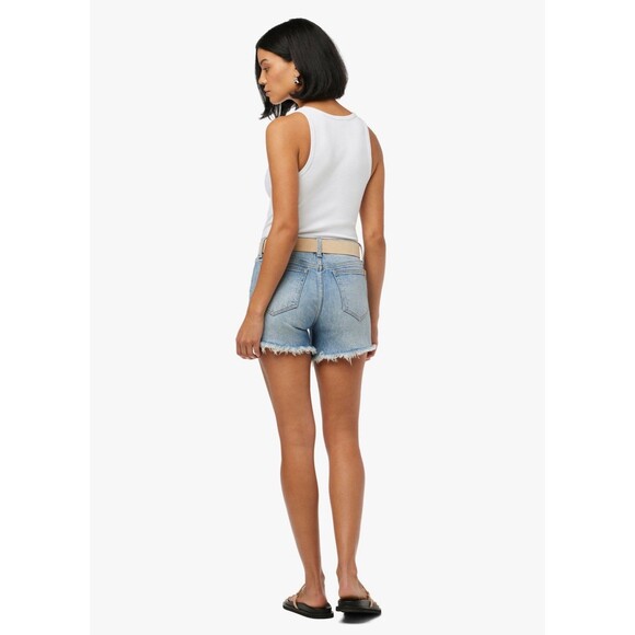 Joe’s Jeans Women's Size 26 The Ozzie Short Mid Rise 4” Cutoff Jean Shorts Blue - Picture 2 of 11